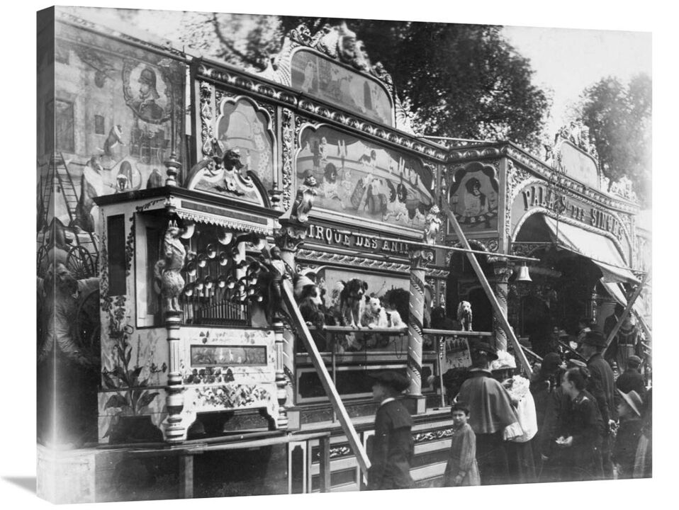 Paris, 1898 - Animal Circus, Fte des Invalides-Canvas Art-30x24