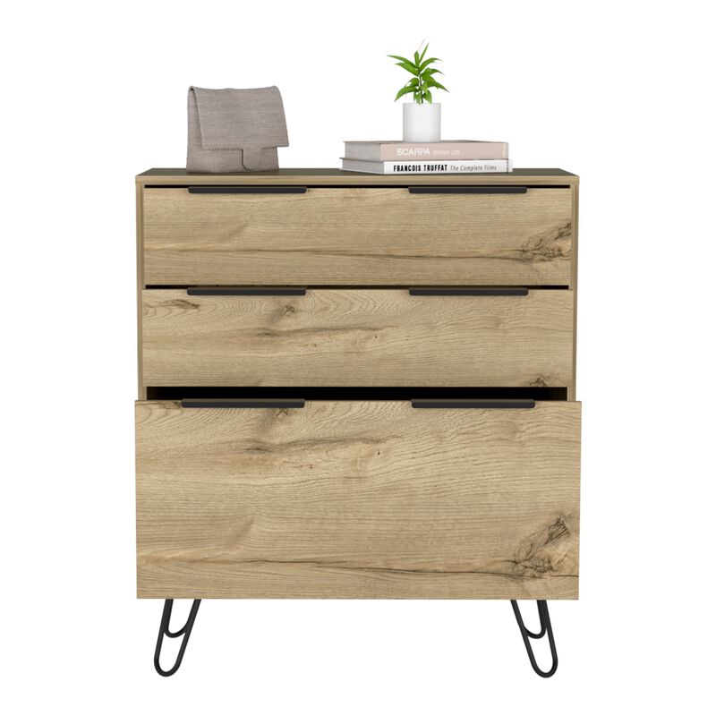Drawer Dresser Hartly, Bedroom, Light Oak