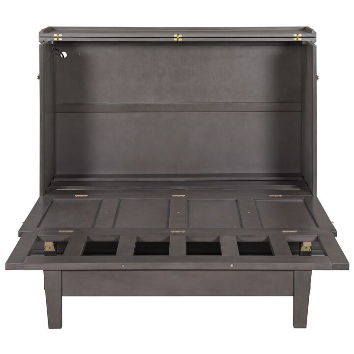 Merax Murphy Bed with Charging Station