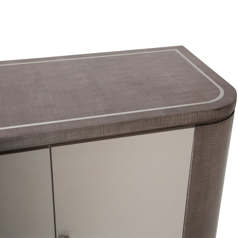 Michael Amini Roxbury Park Sideboard & Mirror - Slate