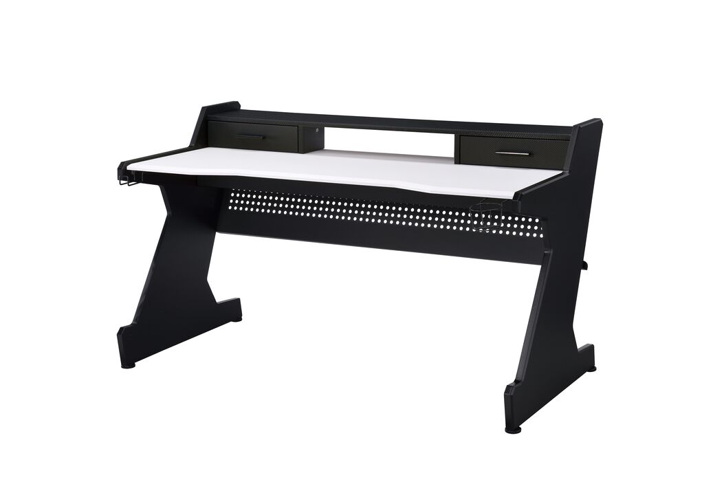 ACME Bigga Gaming Table, Black & White Finish