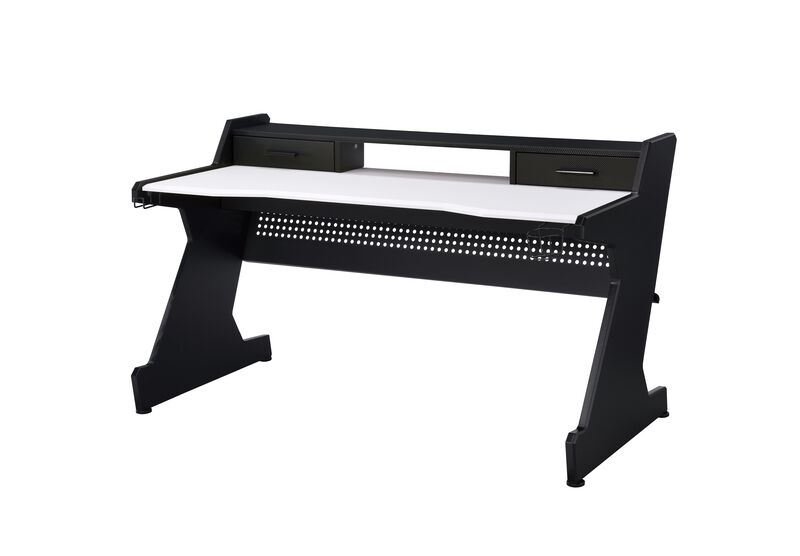 ACME Bigga Gaming Table, Black & White Finish