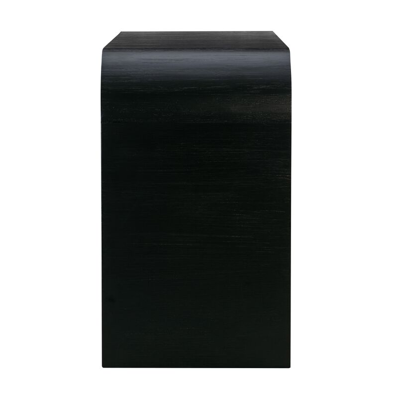 Hump 6 Drawer Black Dresser