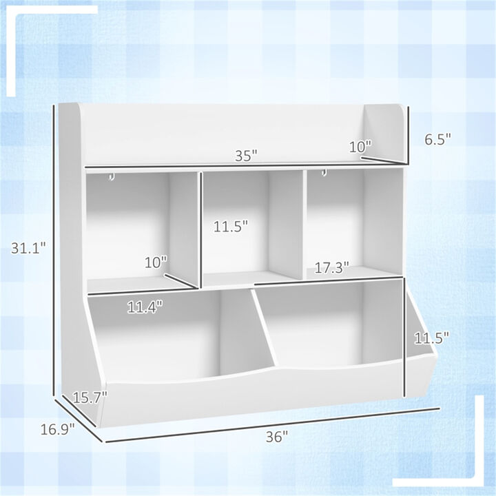 Sturdy Kids Bookcase with Open Shelves for Storytime Essentials