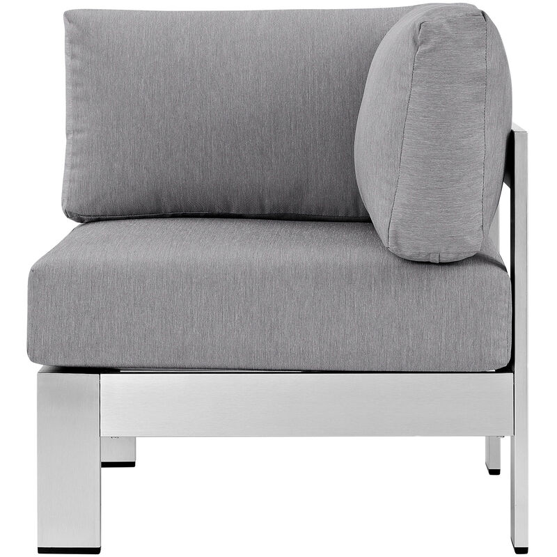 Modway - Shore Outdoor Patio Aluminum Corner Sofa