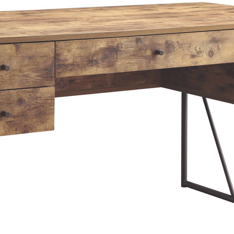 Voguish Style Writing Desk With 4 Drawers