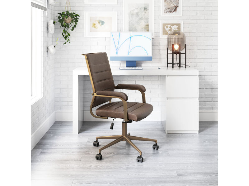 Auction Office Chair Espresso