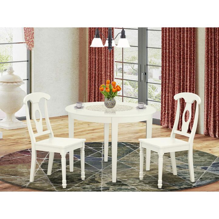Dining Room Set Linen White