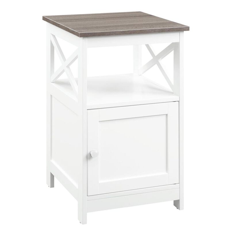Convenience Concepts Oxford End Table with Cabinet