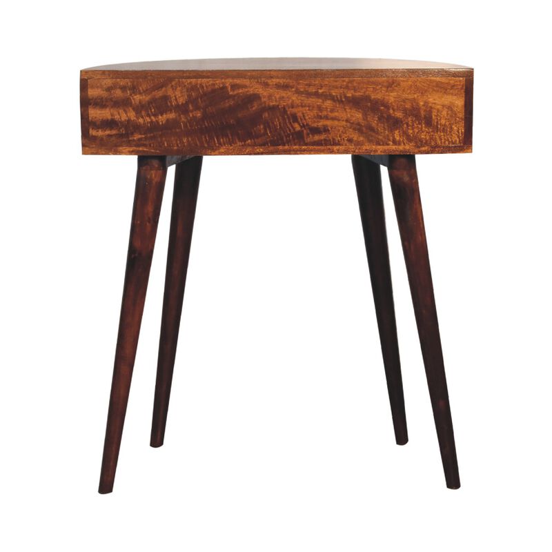 Odyssey  Solid Wood 1 Drawer  Chestnut Console Table