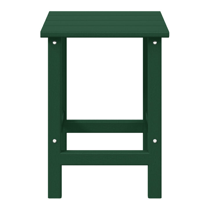 WestinTrends Westintrends 14" square outdoor Side table for Adirondack chair