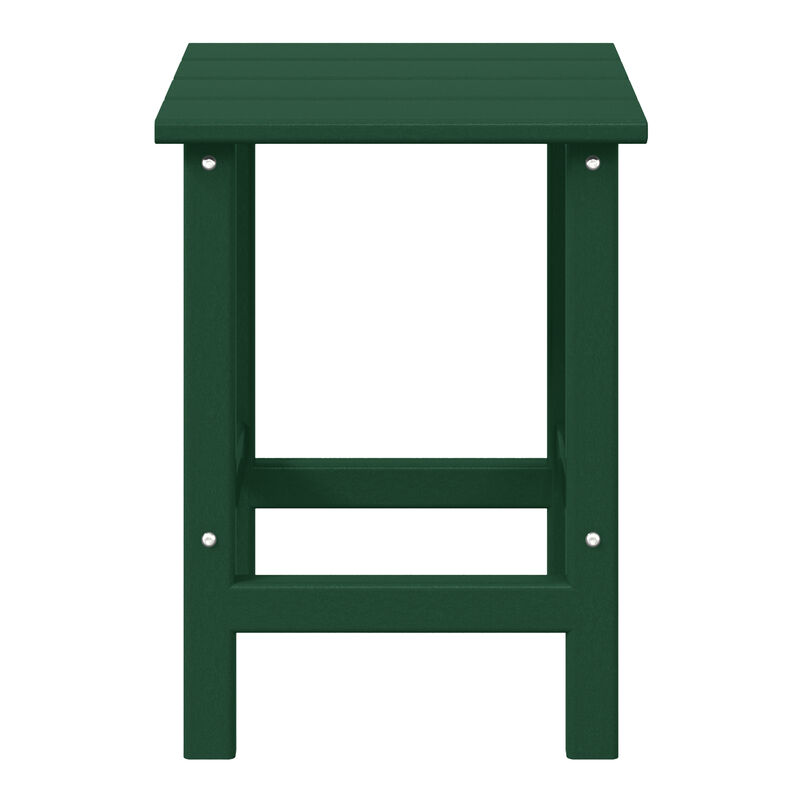 WestinTrends Westintrends 14" square outdoor Side table for Adirondack chair
