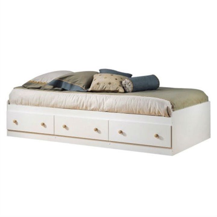Hivvago Wood Platform Bed Daybed with Storage Drawers