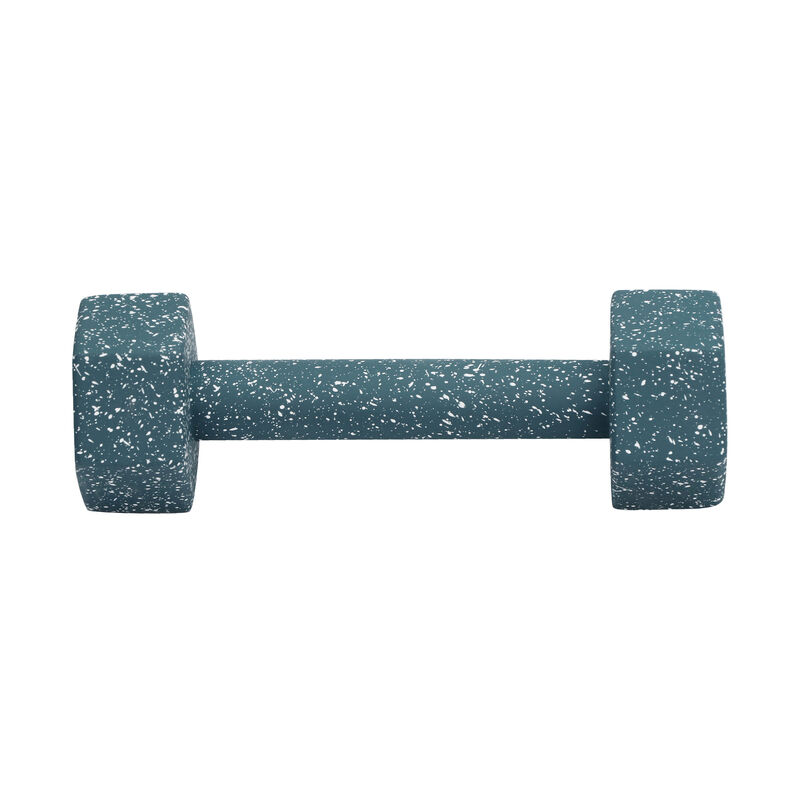 Gabby Speckled Brick Red Decorative Dumbbell