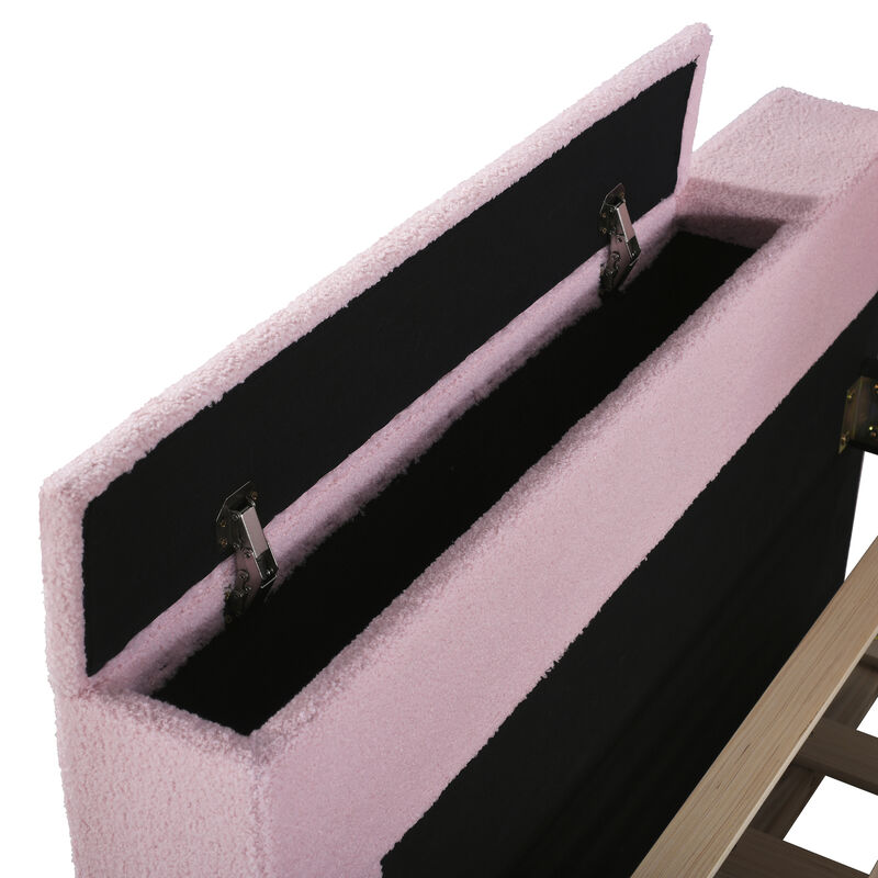 Merax Upholstered Daybed with Storage Armrests