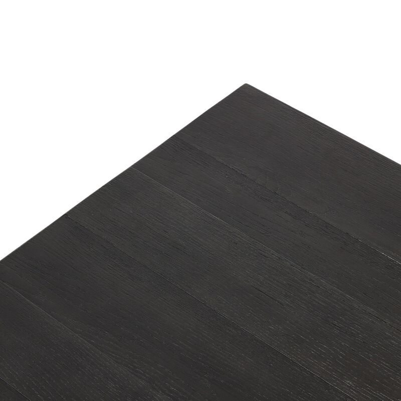 Munich 96" Ebony Oak Dining Table