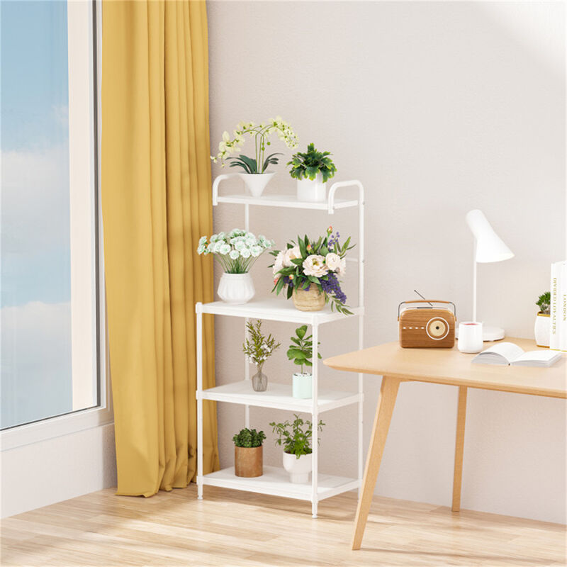 4-Layer Storage Shelf Versatile and Space-Saving Organizer for Kitchen and Dining