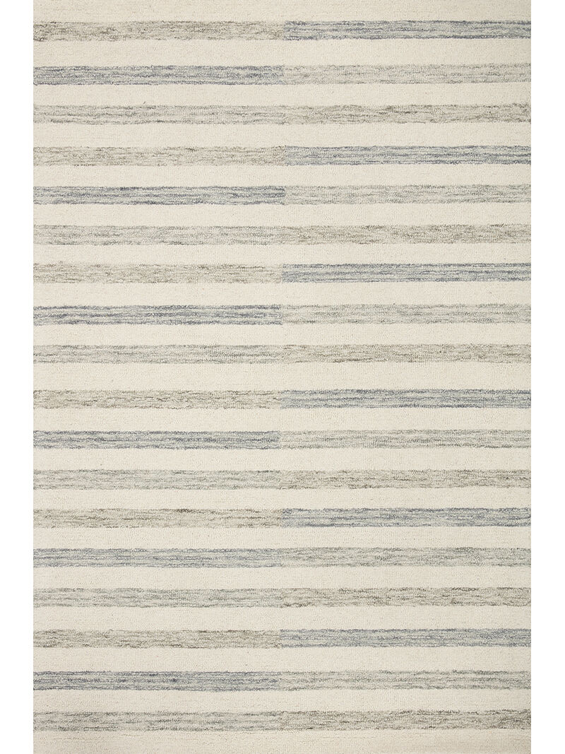 Chris CHR05 Ivory/Slate 3'6" x 5'6" Rug