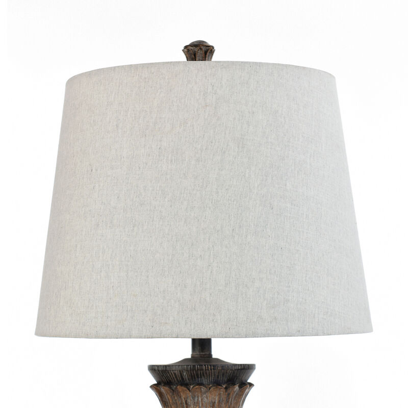 Stone Malta Black Table Lamp