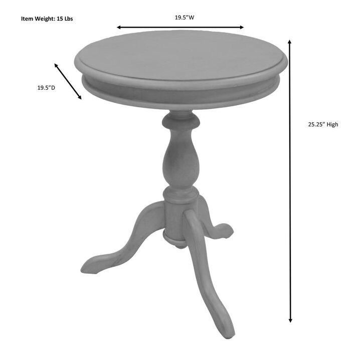 Carolina Living Gilda Side Table - Champagne