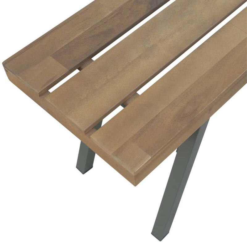 vidaXL Garden Bench 47.2" Solid Acacia Wood