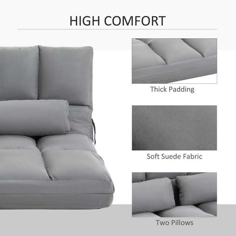 Merax Convertible Floor Sofa Chair Folding Couch Bed
