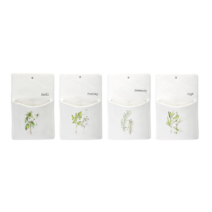 Wall Pocket (Set of 4) – Decorative Hanging Storage for Home Organization and Decor