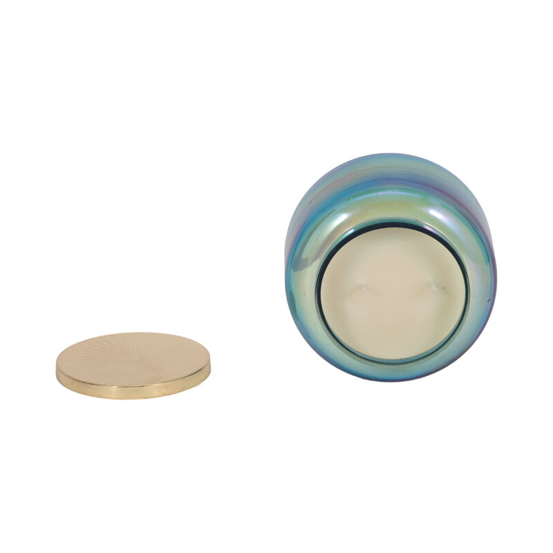 5" Blue Jasmine Luster Candle