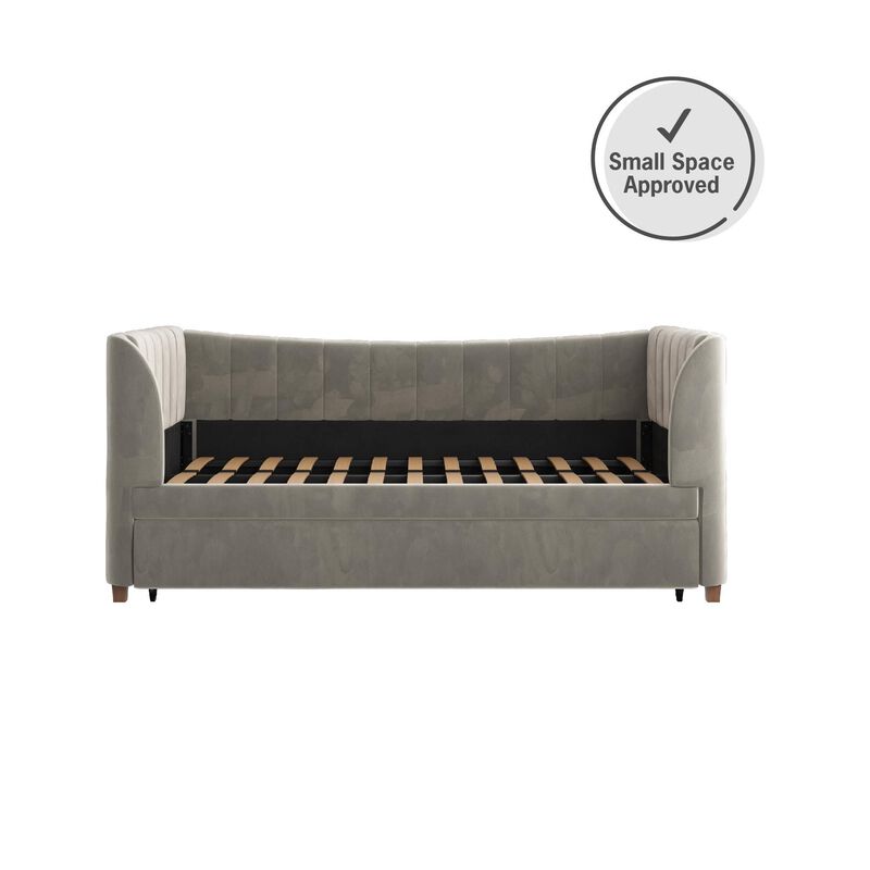 Little Seeds Valentina Upholstered Daybed with Trundle