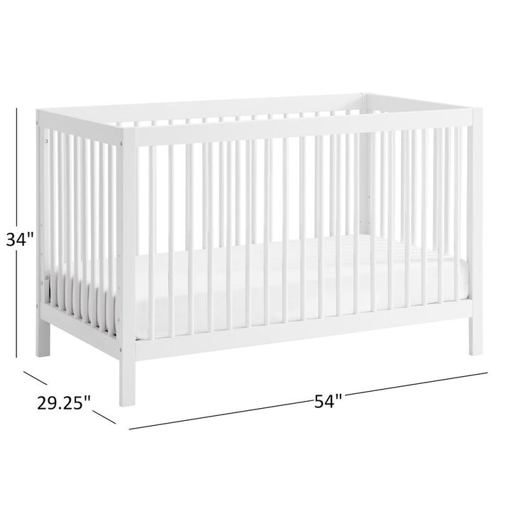 Oxford Baby Soho Baby Essential 4 In 1 Island Crib White