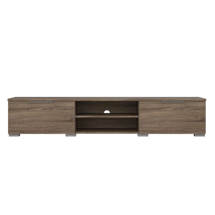 Tvilum Match 2 Drawer 2 Shelf TV Stand, Truffle Oak