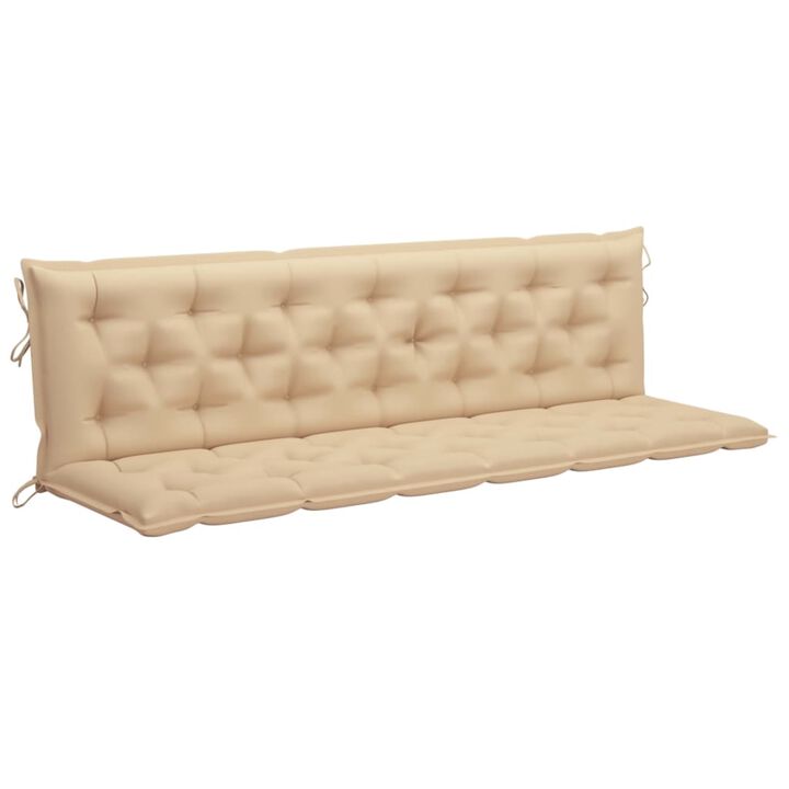 vidaXL Cushion for Swing Chair Beige 78.7" Fabric