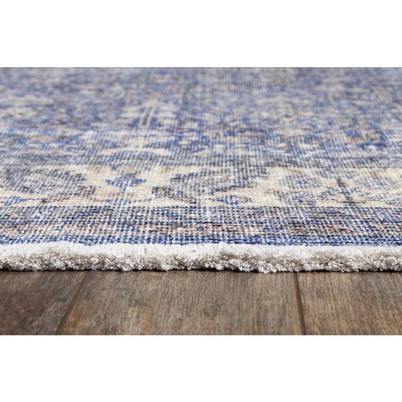 Momeni Traditional Rectangle Area Rug, Blue, 8' X 10'