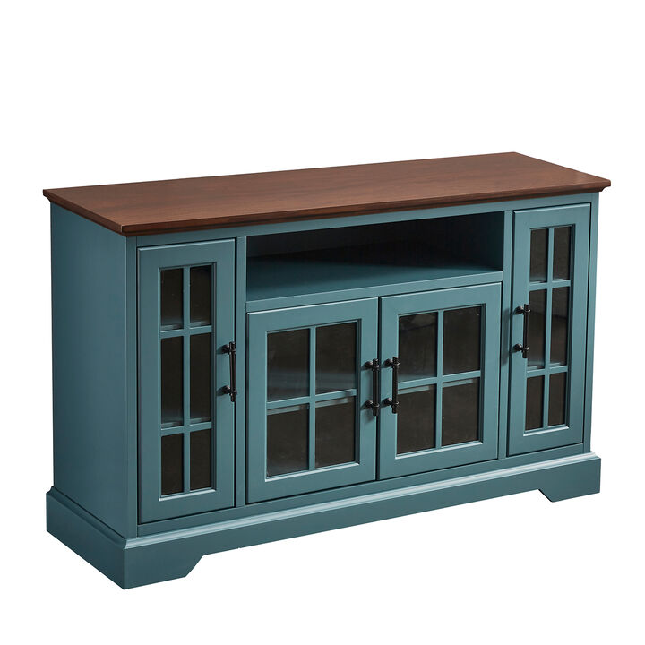 Hivvago Sideboard Buffet Table with 4 Doors