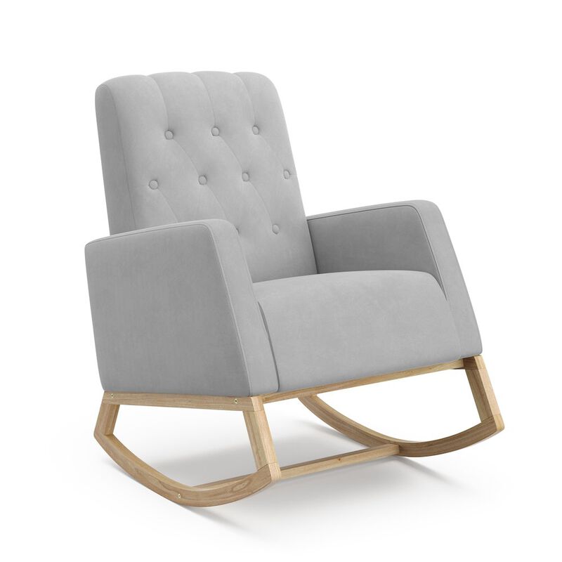 Storkcraft Northern Lights Nursery Rocker - Natural/Steel