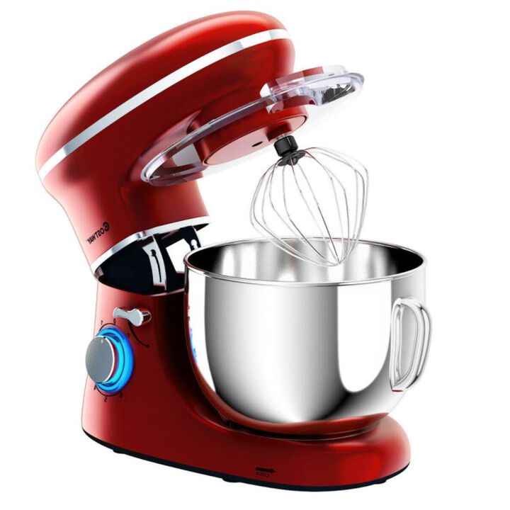 Costway  6.3 Quart Tilt-Head Food Stand Mixer 6 Speed 660W