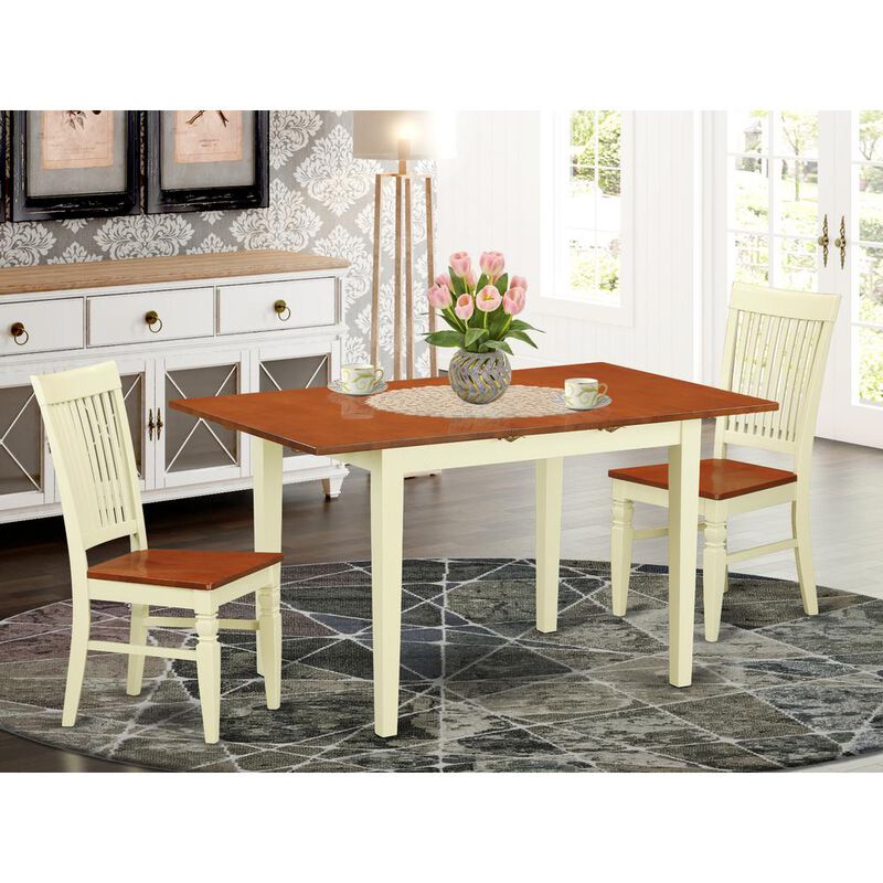Dining Room Set Buttermilk & Cherry