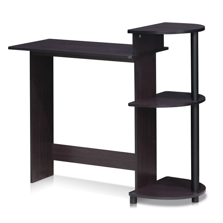 Furinno Furinno 11181DWN Compact Computer Desk, Dark Walnut