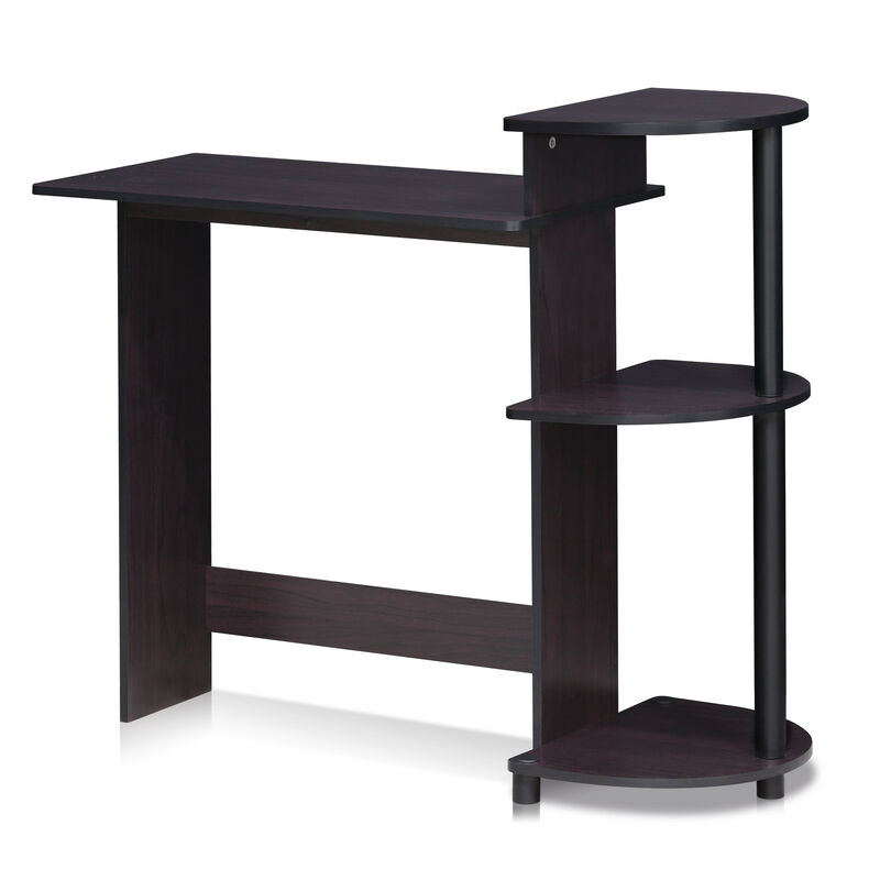 Furinno Furinno 11181DWN Compact Computer Desk, Dark Walnut