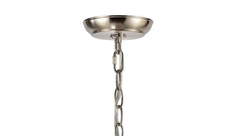 Stella Moravian Star Metal/Clear Glass LED Pendant