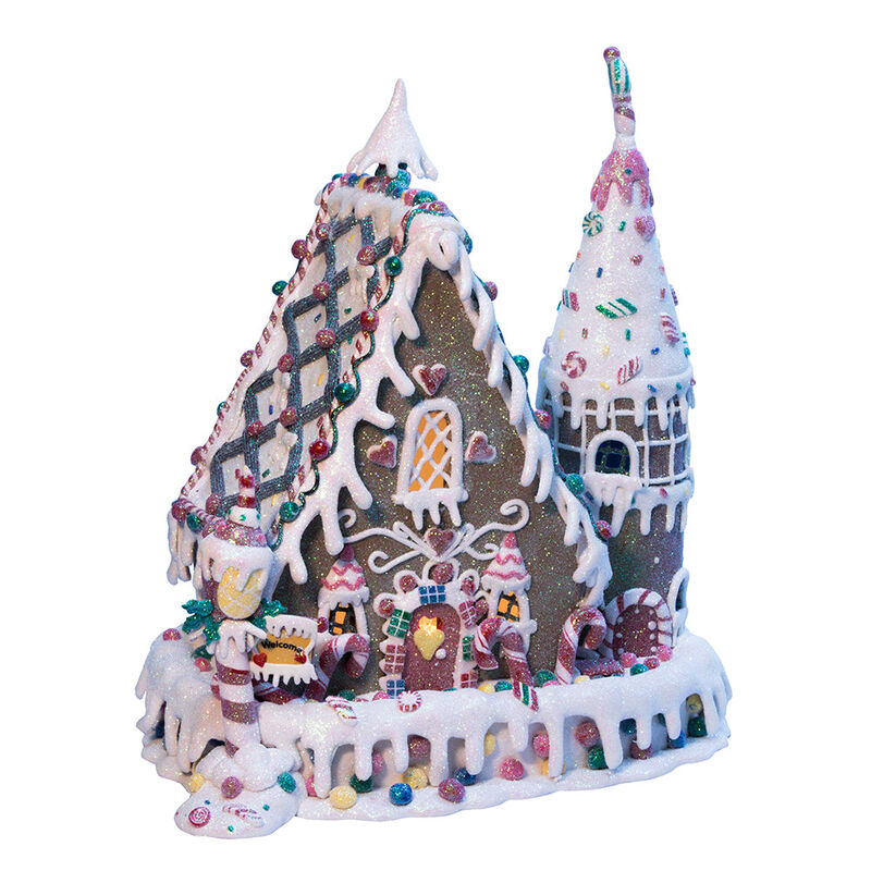 13-Inch Gingerbread House with Lights: Perfect Holiday Decoration for Your Home