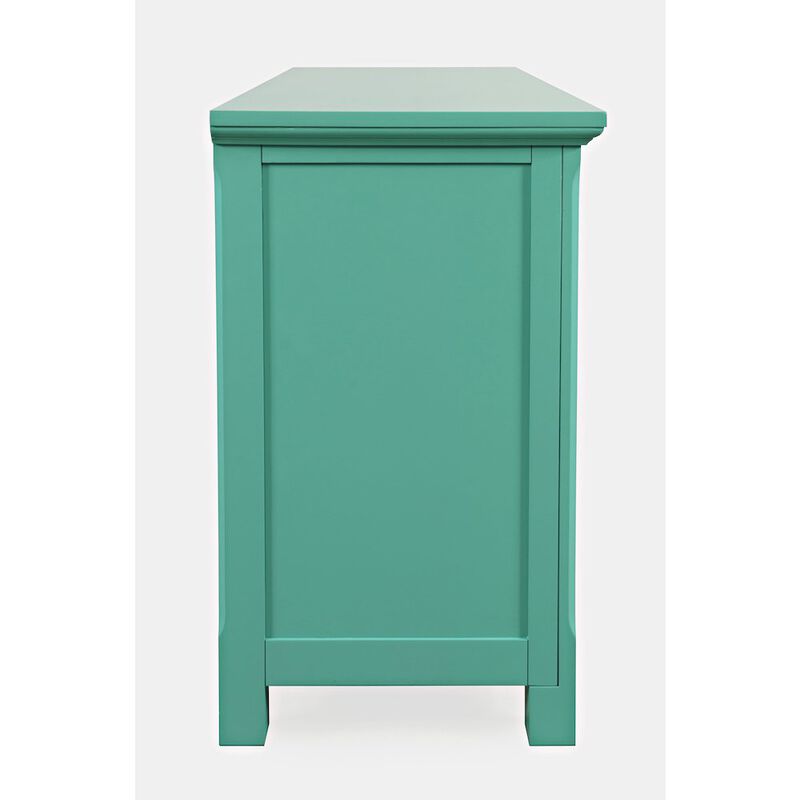 Jofran Isabella 54 Luxury Mirrored Accent Storage Cabinet