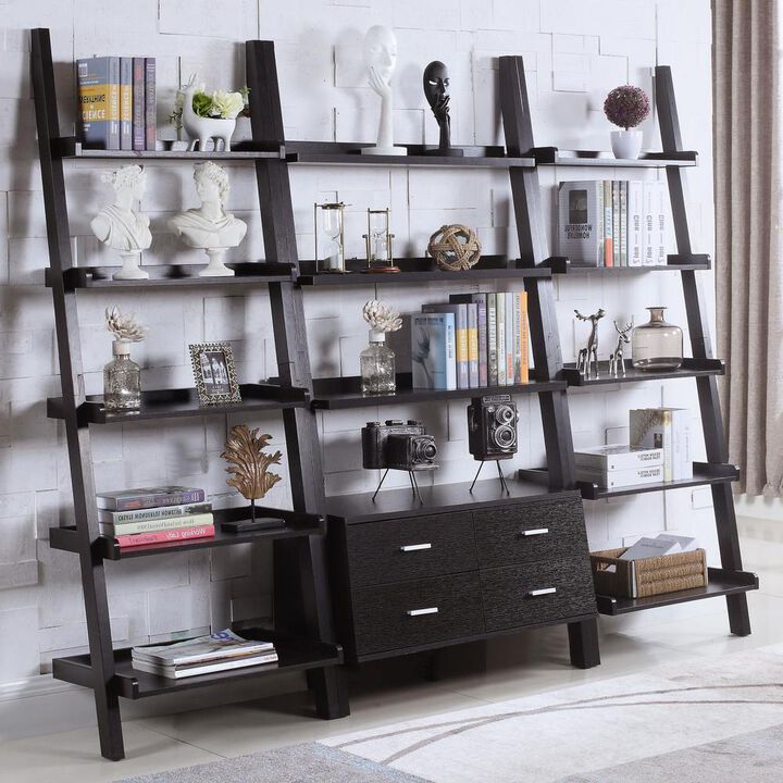 Coaster Co. of America Colella 4-drawer Storage Bookcase Cappuccino