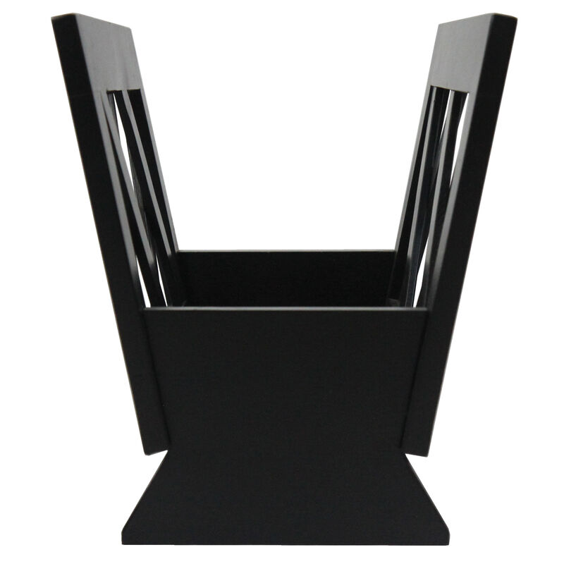 Oceanstar Contemporary Solid Wood Magazine Rack