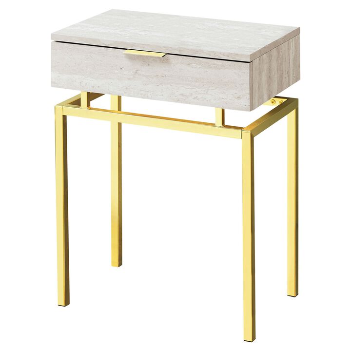 Hivvago 24 inch Modern End Table 1 Drawer Nightstand