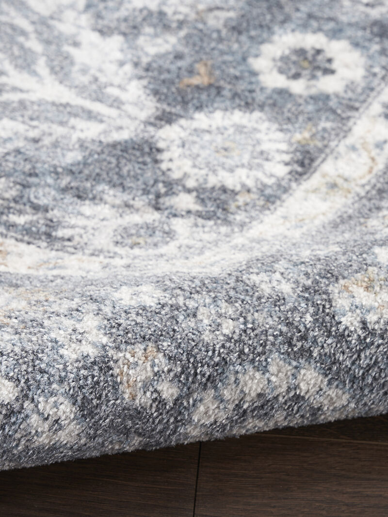 Astra Machine Washable ASW16 Dark Blue 7'10" x 10' Rug