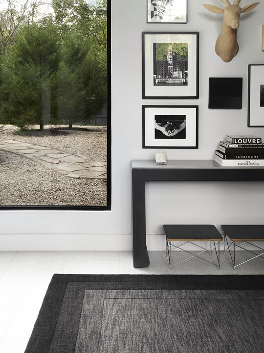 Hamilton HM01 Grey/Charcoal 3'6" x 5'6" Rug