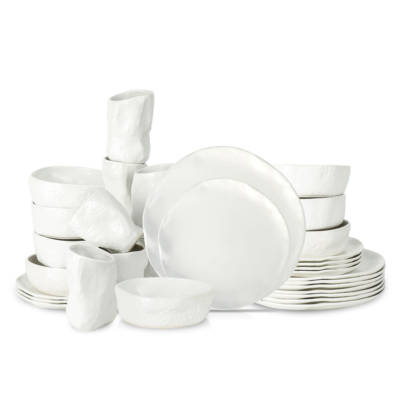 Stone by Mercer Project ATIK Stoneware 32 Piece Dinnerware Set