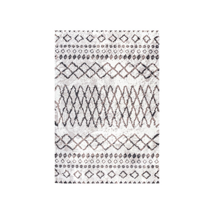 Aksil Moroccan Diamond Area Rug