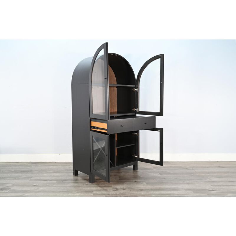 Sunny Designs Arched Wine Bar Cabinet